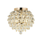 IL32898 Coniston IP Bathroom Ceiling 5 Light G9 French Gold/Crystal