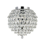 IL32894 Coniston IP Bathroom Ceiling 8 Light G9 Polished Chrome/Crystal