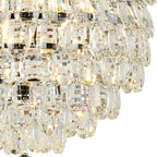 IL32894 Coniston IP Bathroom Ceiling 8 Light G9 Polished Chrome/Crystal