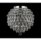 IL32894 Coniston IP Bathroom Ceiling 8 Light G9 Polished Chrome/Crystal