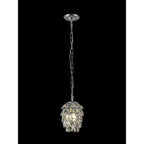 IL32838 Coniston Pendant 5 Layer 1 Light E27 Polished Chrome/Crystal