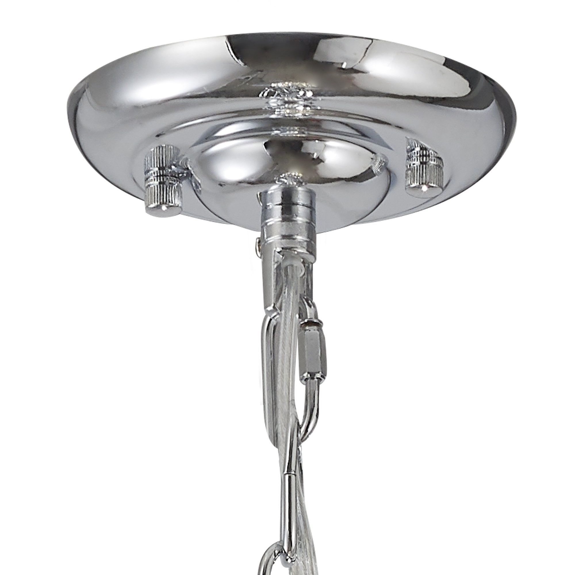 IL32838 Coniston Pendant 5 Layer 1 Light E27 Polished Chrome/Crystal