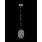 IL32838 Coniston Pendant 5 Layer 1 Light E27 Polished Chrome/Crystal
