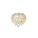 IL32828 Coniston Wall Lamp 2 Light E14 Polished Chrome/Crystal