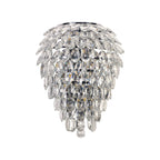 IL32910 Coniston Tall Wall Lamp 4 Light E14 Polished Chrome/Crystal