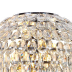 IL32910 Coniston Tall Wall Lamp 4 Light E14 Polished Chrome/Crystal