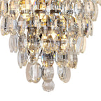 IL32910 Coniston Tall Wall Lamp 4 Light E14 Polished Chrome/Crystal