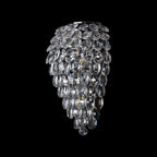 IL32910 Coniston Tall Wall Lamp 4 Light E14 Polished Chrome/Crystal