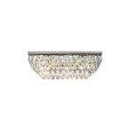 IL32824 Coniston Linear Flush Ceiling 5 Light E14 Polished Chrome/Crystal