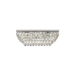 IL32824 Coniston Linear Flush Ceiling 5 Light E14 Polished Chrome/Crystal