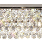 IL32824 Coniston Linear Flush Ceiling 5 Light E14 Polished Chrome/Crystal
