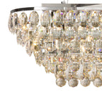 IL32822 Coniston Linear Pendant 14 Light E14 Polished Chrome/Crystal