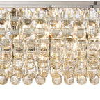 IL32822 Coniston Linear Pendant 14 Light E14 Polished Chrome/Crystal
