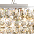 IL32822 Coniston Linear Pendant 14 Light E14 Polished Chrome/Crystal