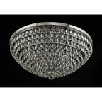 IL32815 Coniston Flush Ceiling 15 Light E14 Polished Chrome/Crystal