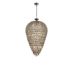 IL32846 Coniston Acorn Pendant 16 Light E14 Polished Chrome/Crystal