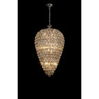 IL32846 Coniston Acorn Pendant 16 Light E14 Polished Chrome/Crystal