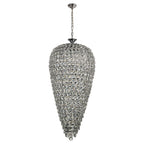 IL32847 Coniston Tall Acorn Pendant 20 Light E14 Polished Chrome/Crystal