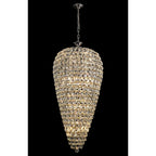 IL32847 Coniston Tall Acorn Pendant 20 Light E14 Polished Chrome/Crystal