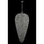 IL32847 Coniston Tall Acorn Pendant 20 Light E14 Polished Chrome/Crystal