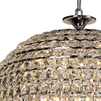 IL32848 Coniston Acorn Pendant 25 Light E14 Polished Chrome/Crystal