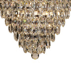 IL32848 Coniston Acorn Pendant 25 Light E14 Polished Chrome/Crystal