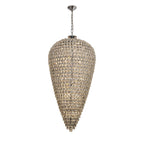 IL32849 Coniston Tall Acorn Pendant 30 Light E14 Polished Chrome/Crystal