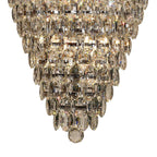 IL32849 Coniston Tall Acorn Pendant 30 Light E14 Polished Chrome/Crystal
