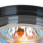 IL30806BL Crystal Downlight Shallow Round Rim Only Black Cut Out: 62mm