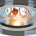 IL30806BL Crystal Downlight Shallow Round Rim Only Black Cut Out: 62mm