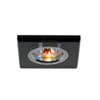 IL30817BL Crystal Downlight Shallow Square Rim Only Black Cut Out: 62mm