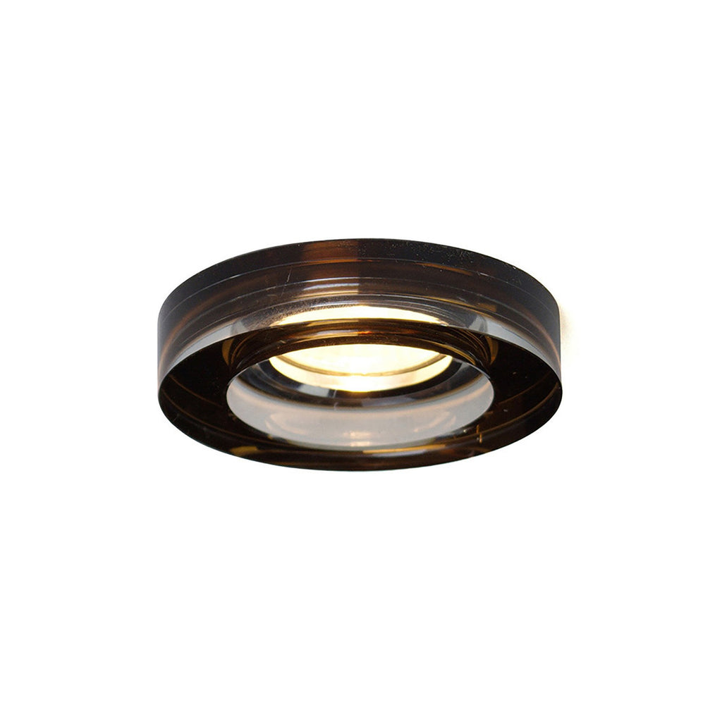 IL30821BZ Crystal Downlight Deep Round Rim Only Bronze Cut Out: 62mm