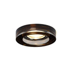 IL30821BZ Crystal Downlight Deep Round Rim Only Bronze Cut Out: 62mm