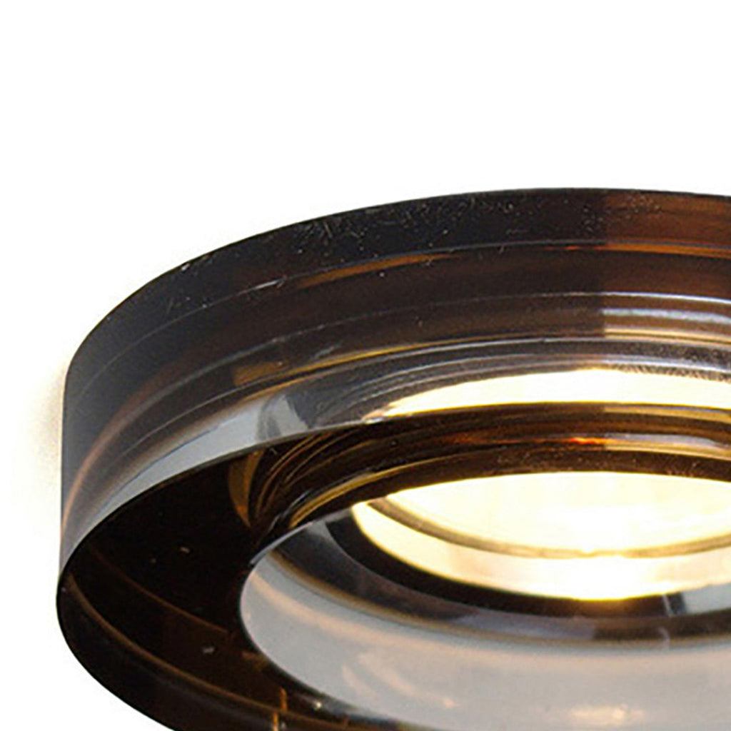 IL30821BZ Crystal Downlight Deep Round Rim Only Bronze Cut Out: 62mm