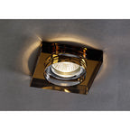 IL30822BZ Crystal Downlight Deep Square Rim Only Bronze Cut Out: 62mm