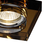 IL30822BZ Crystal Downlight Deep Square Rim Only Bronze Cut Out: 62mm