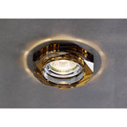 IL30823BZ Crystal Downlight Deep Octagonal Rim Only Bronze Cut Out: 62mm