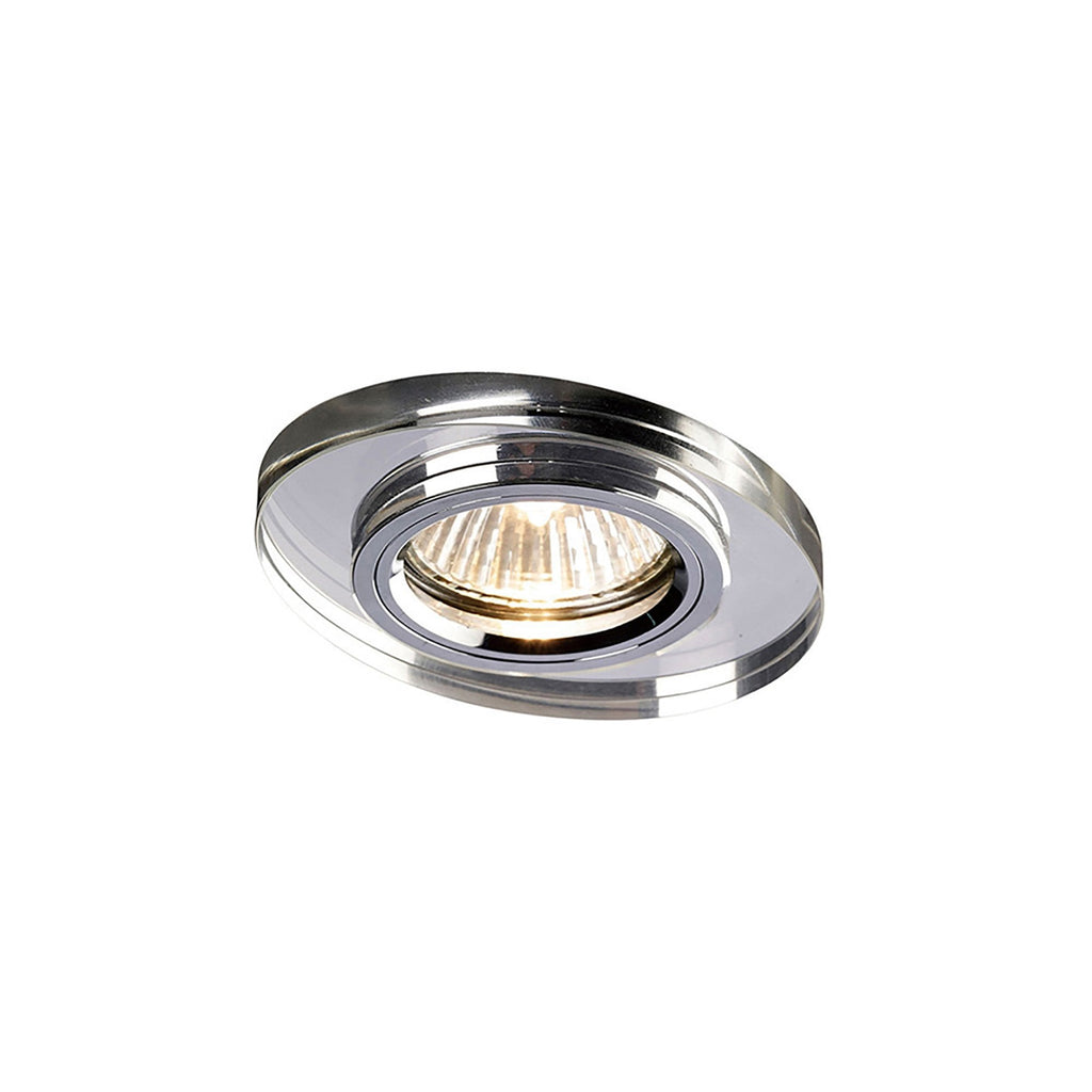 IL30808CH Crystal Downlight Oval Rim Only Clear Cut Out: 62mm