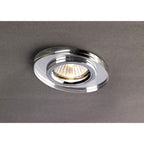 IL30808CH Crystal Downlight Oval Rim Only Clear Cut Out: 62mm