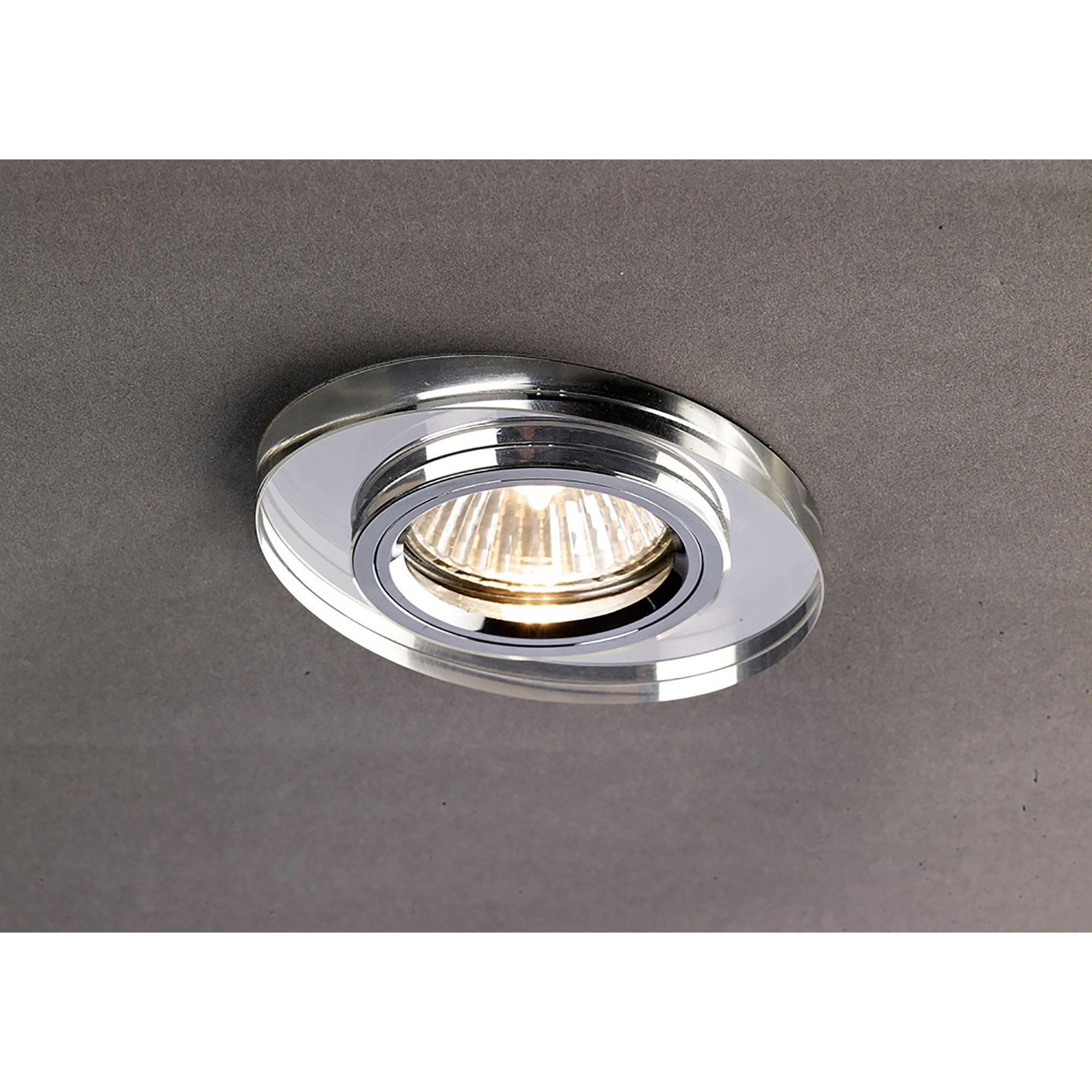 IL30808CH Crystal Downlight Oval Rim Only Clear Cut Out: 62mm