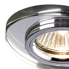 IL30808CH Crystal Downlight Oval Rim Only Clear Cut Out: 62mm