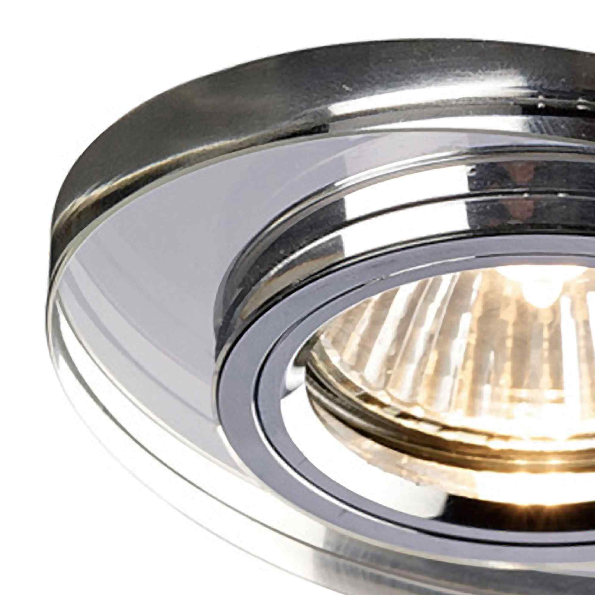 IL30808CH Crystal Downlight Oval Rim Only Clear Cut Out: 62mm