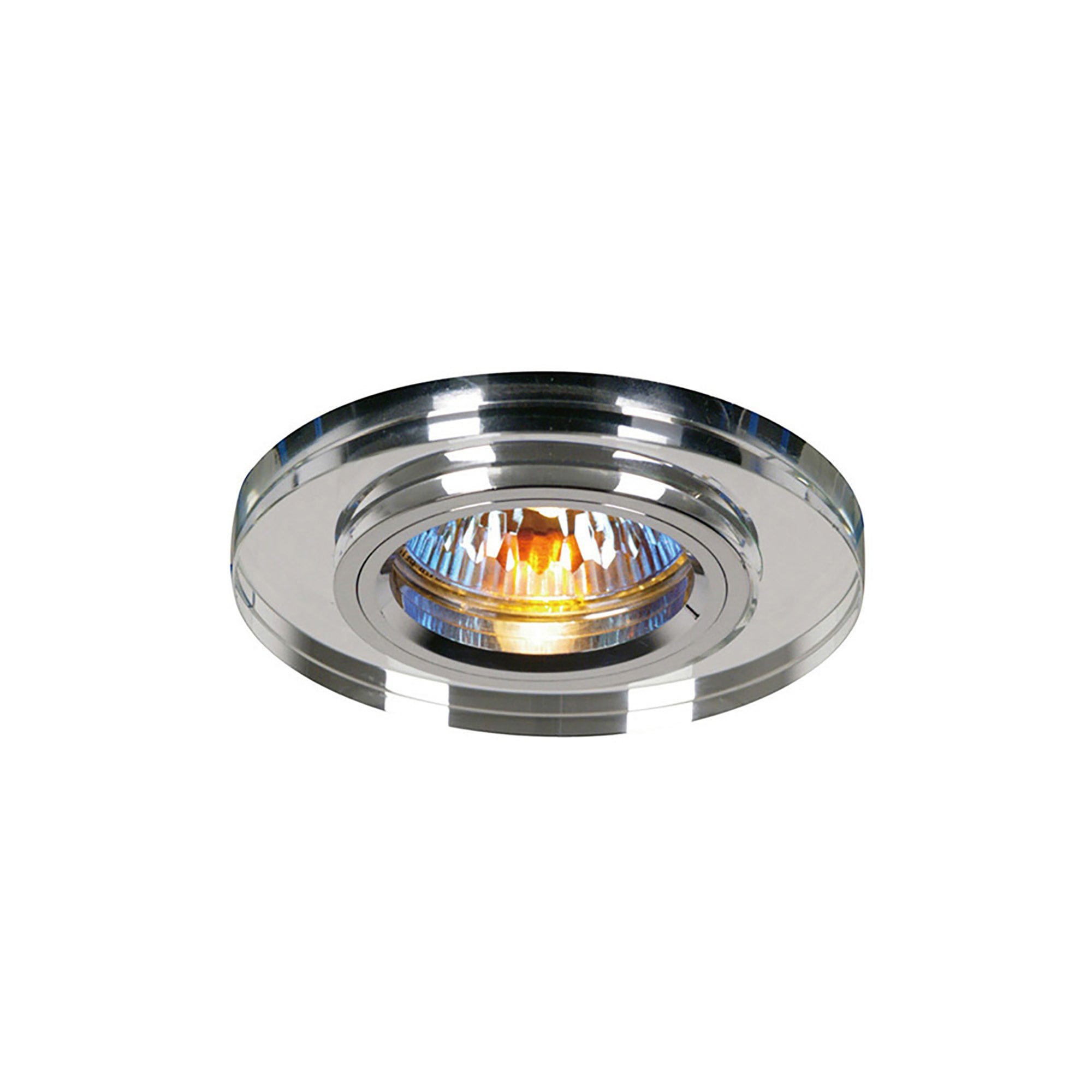 IL30806CH Crystal Downlight Shallow Round Rim Only Clear Cut Out: 62mm