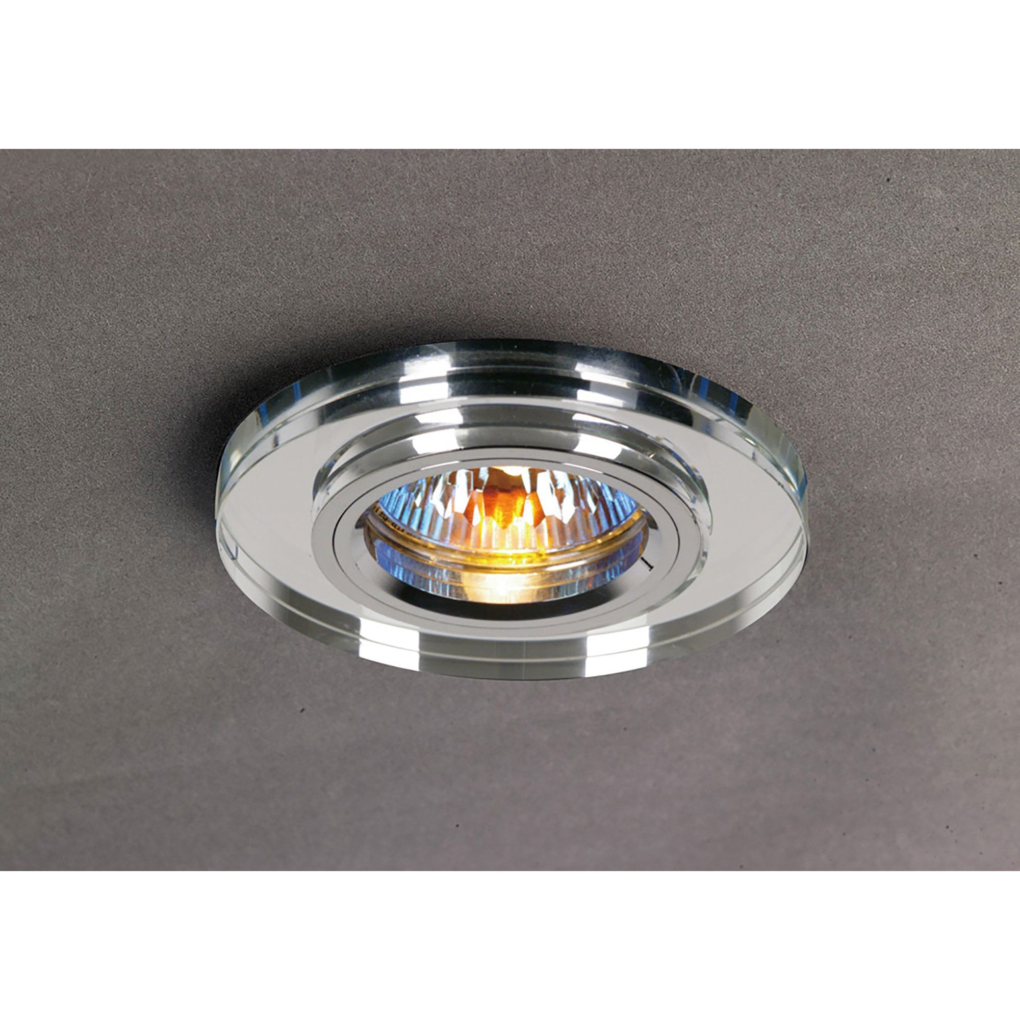 IL30806CH Crystal Downlight Shallow Round Rim Only Clear Cut Out: 62mm