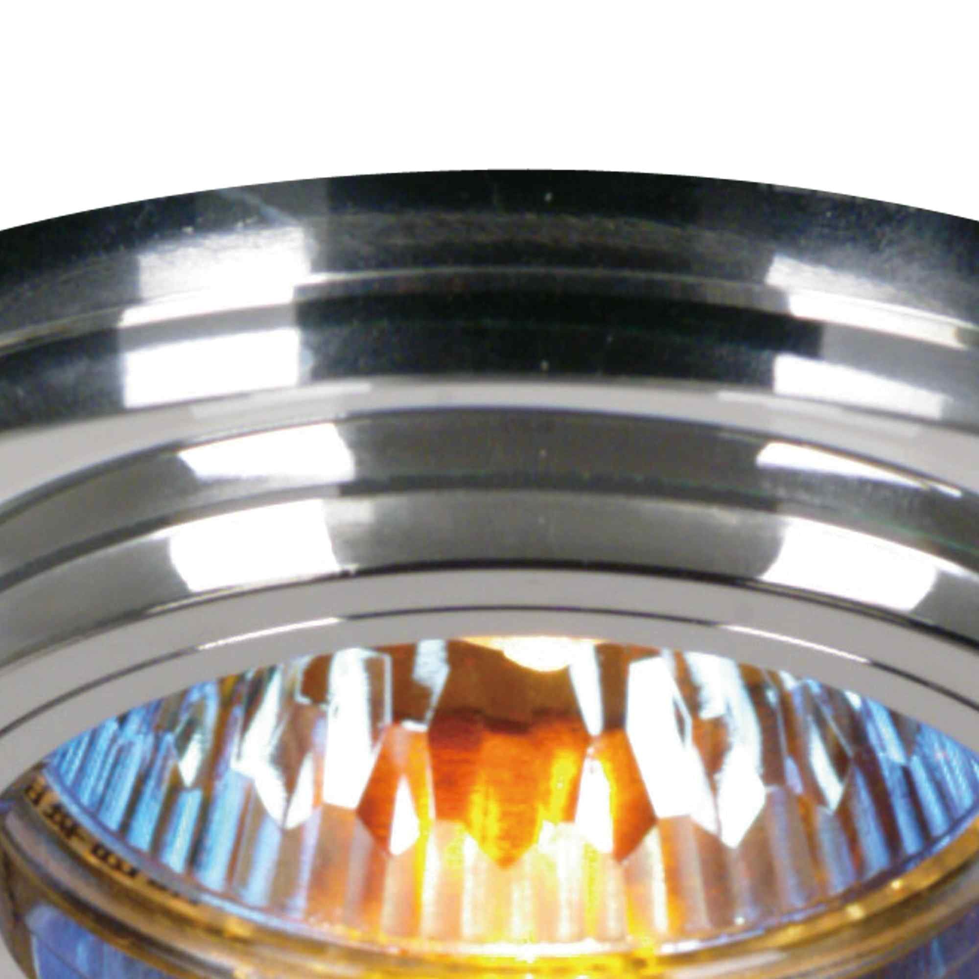 IL30806CH Crystal Downlight Shallow Round Rim Only Clear Cut Out: 62mm