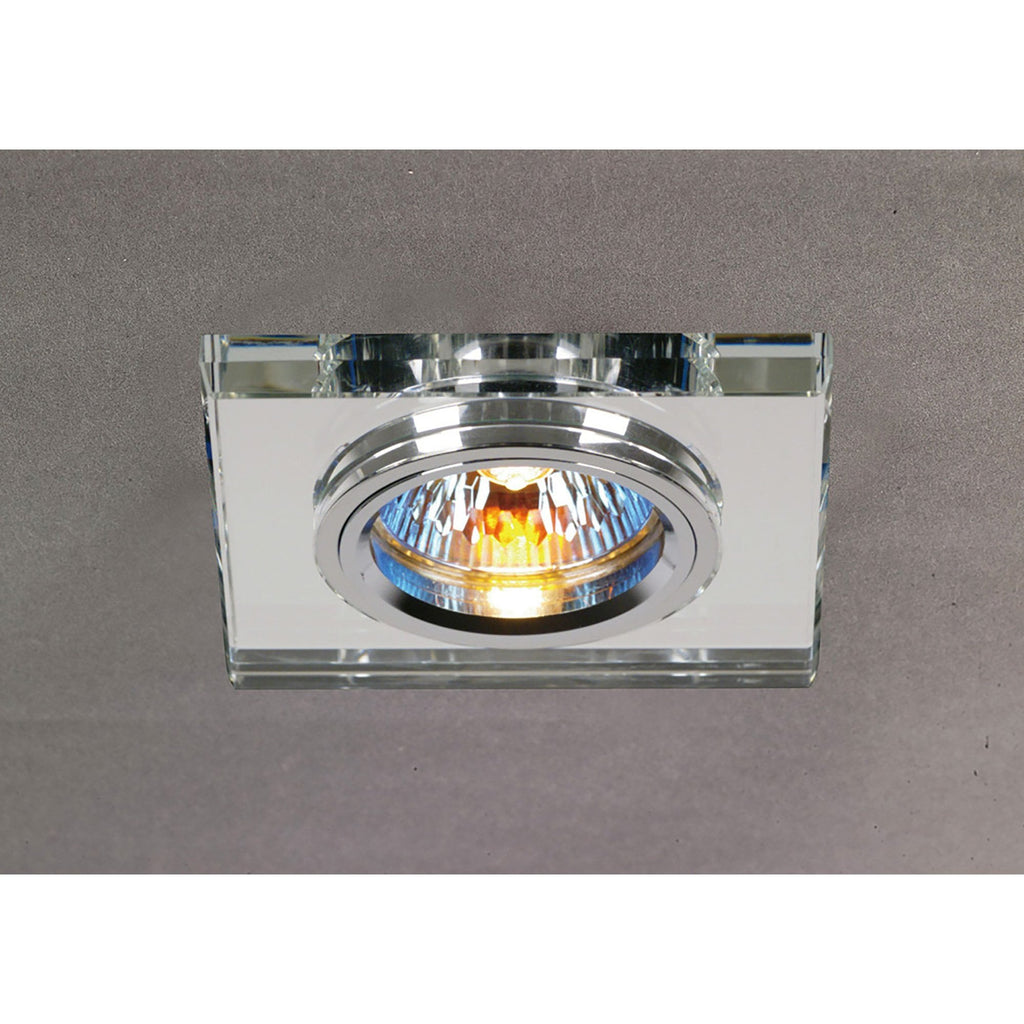 IL30817CH Crystal Downlight Shallow Square Rim Only Clear Cut Out: 62mm
