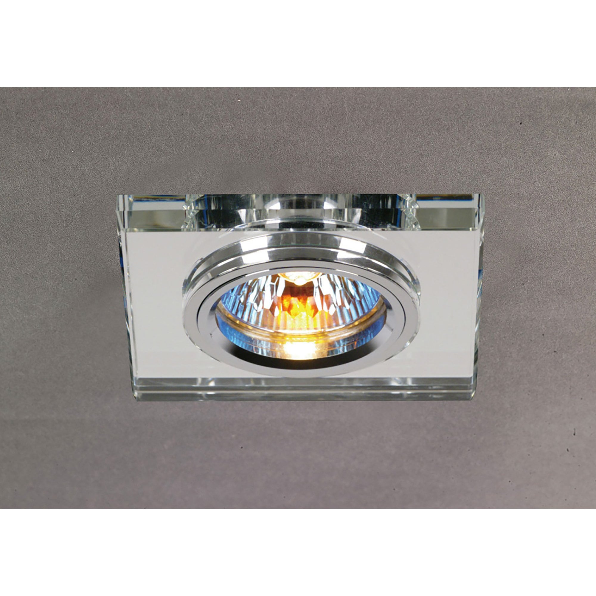 IL30817CH Crystal Downlight Shallow Square Rim Only Clear Cut Out: 62mm