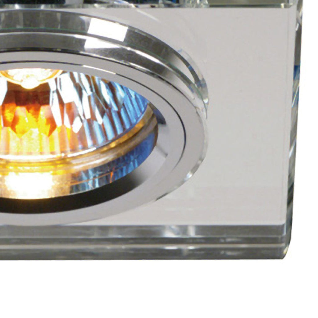 IL30817CH Crystal Downlight Shallow Square Rim Only Clear Cut Out: 62mm