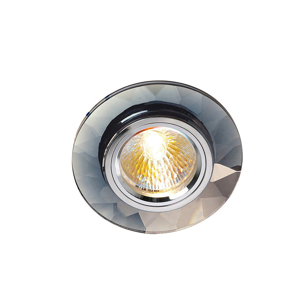 IL30816CH Crystal Downlight Chamfered Round Rim Only Clear Cut Out: 62mm