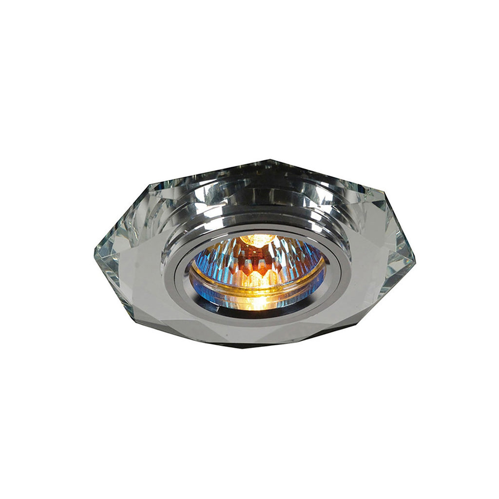 IL30814CH Crystal Downlight Octagonal Rim Only Clear Cut Out: 62mm